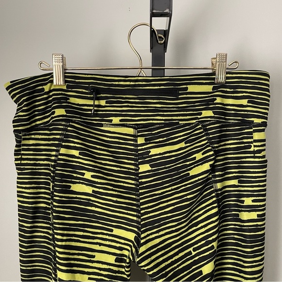 Lululemon Seawheeze Pace Rival Crop Pant Legging Blackout Size 12 RARE - Picture 4 of 10